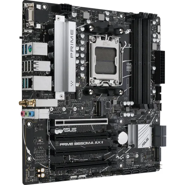 ASUS PRIME B650M-A II AMD B650 Socket AM5 micro ATX MOTHERBOARD - Image 2